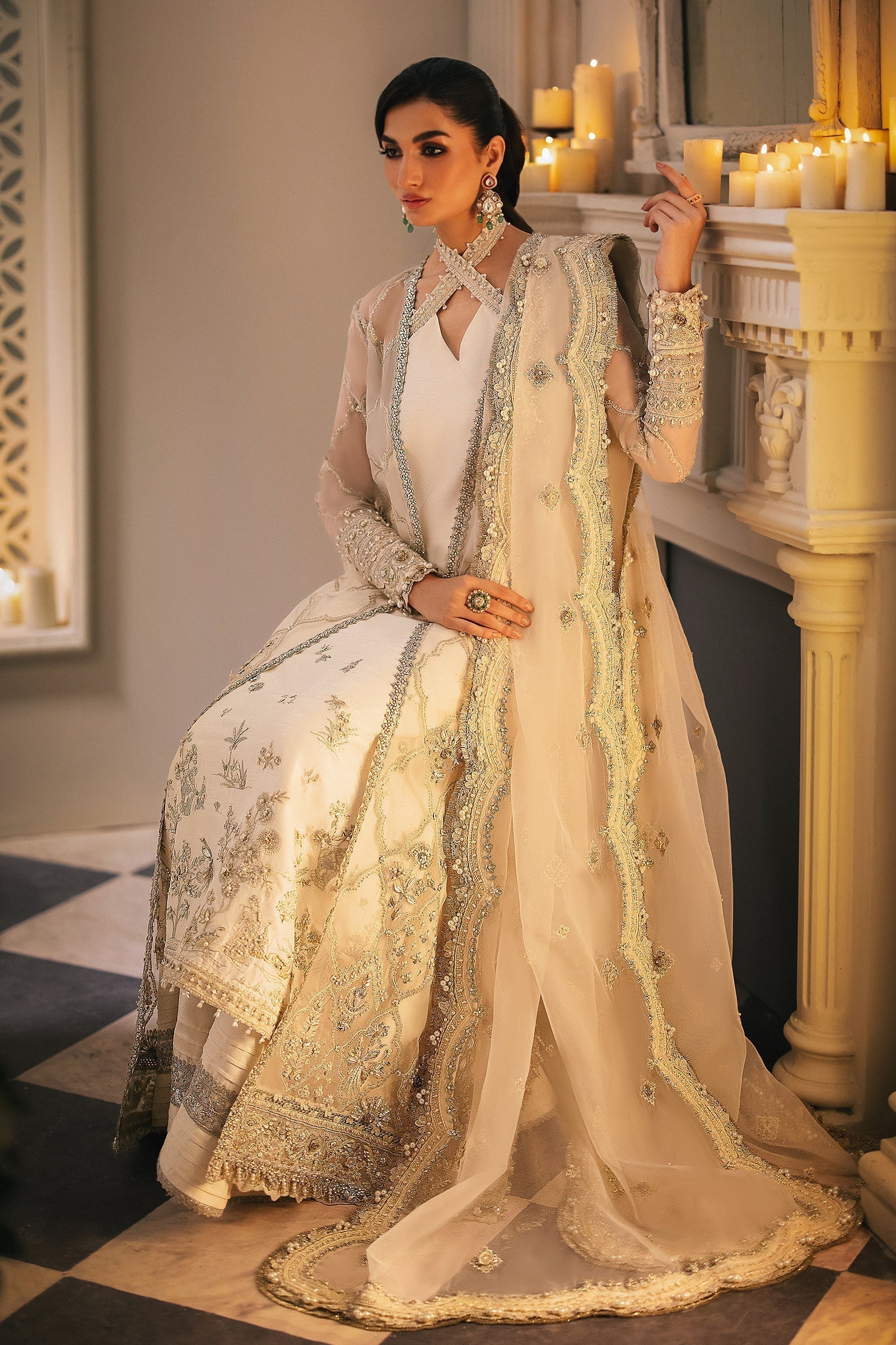 Zaha | Gossamer Formals 24 | LEIYN (ZC24-02) - Pakistani Designer Dress - by Zaha | Type: Bridal - 100% Original at Saira Sultan
