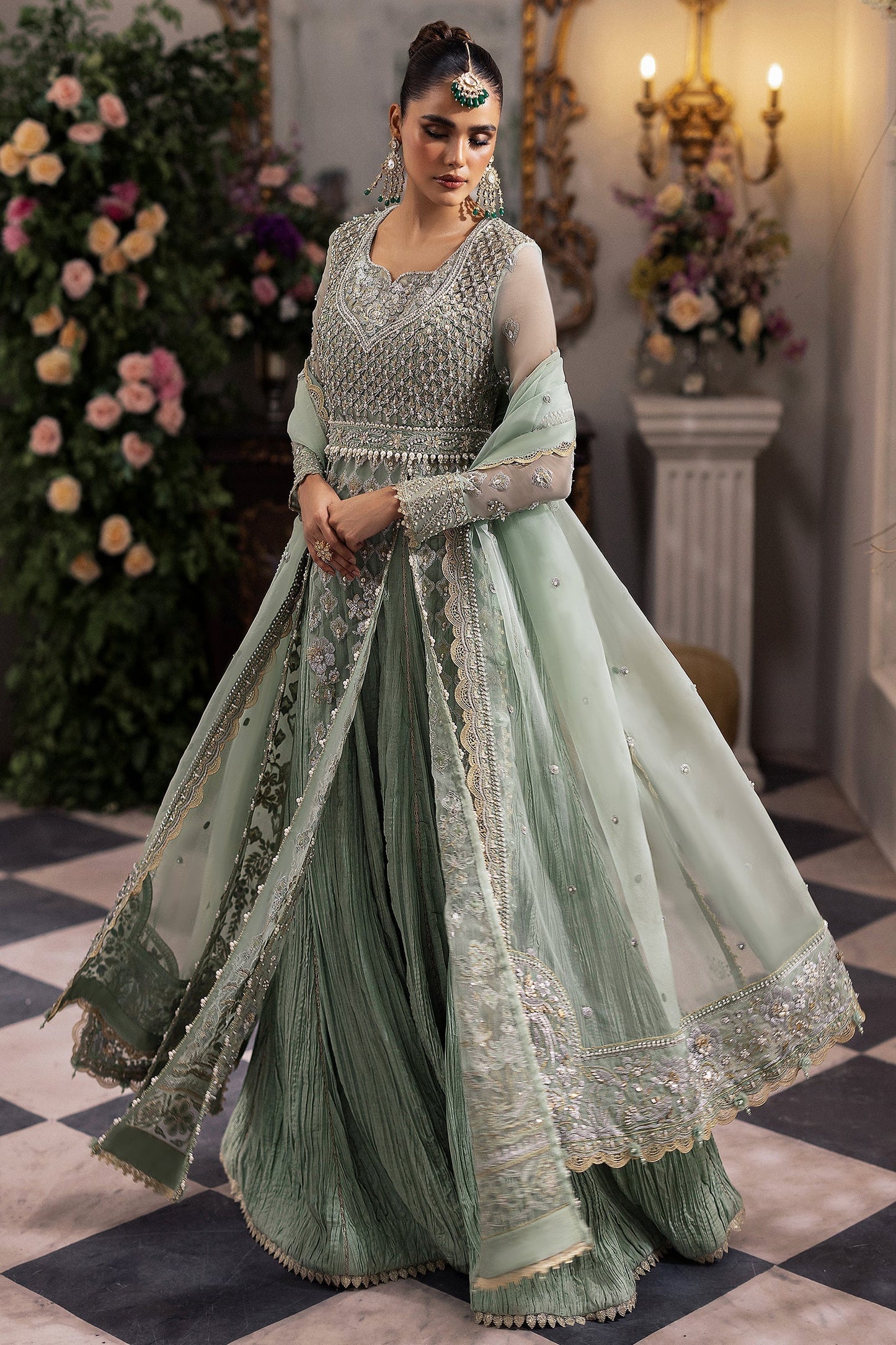 Zaha | Gossamer Formals 24 | SERAPHINA (ZC24-03) - Pakistani Designer Dress - by Zaha | Type: Bridal - 100% Original at Saira Sultan