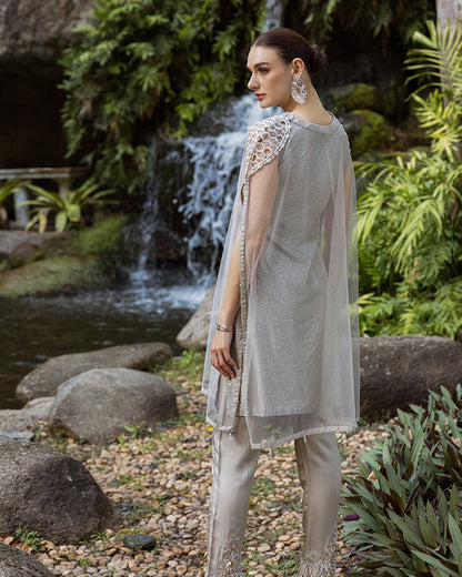 Ain | Cascade Party Wears | AN-103 S Gray Net