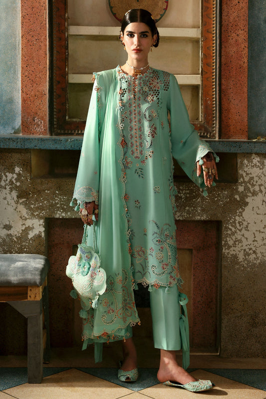 Zaha | Festive Lawn 25 | SEHER (ZF-25-05) XS Sea Green Lawn