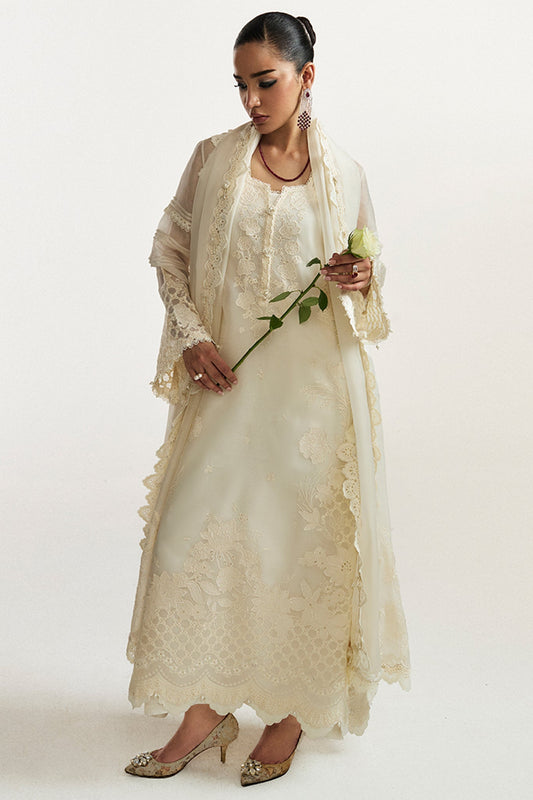 Elan I Vital Ornee I PERLE D'HIVER (EV-21353) - Pakistani Designer Dress - by Elan - Type : Ladies Clothes - 100% Original at Saira Sultan