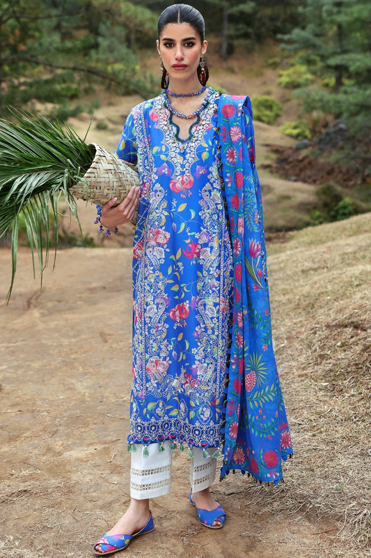Zaha | Lawn 25 | ZAYANA (ZL25-01 B) XS Blue Lawn