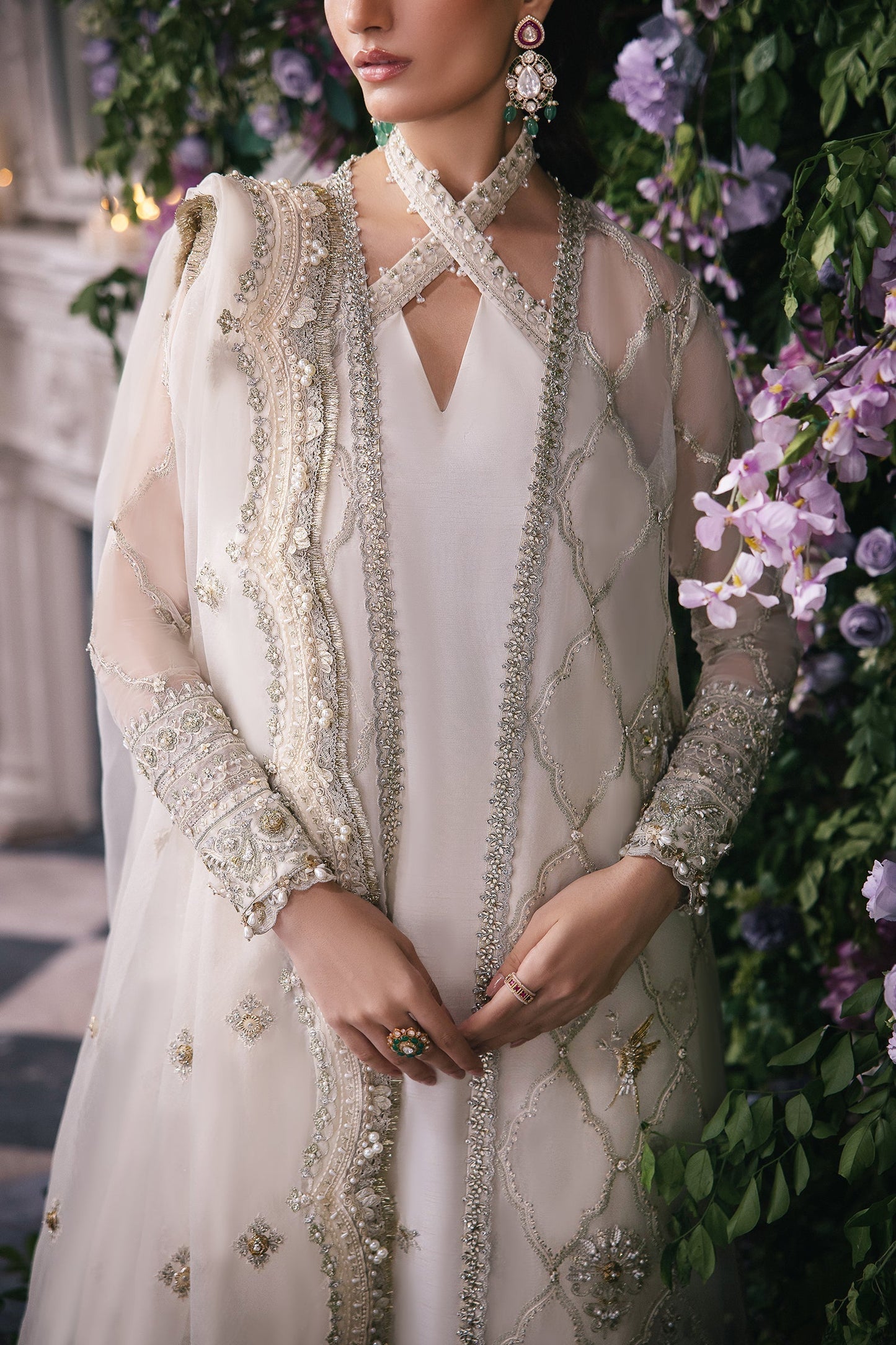 Zaha | Gossamer Formals 24 | LEIYN (ZC24-02) - Pakistani Designer Dress - by Zaha | Type: Bridal - 100% Original at Saira Sultan