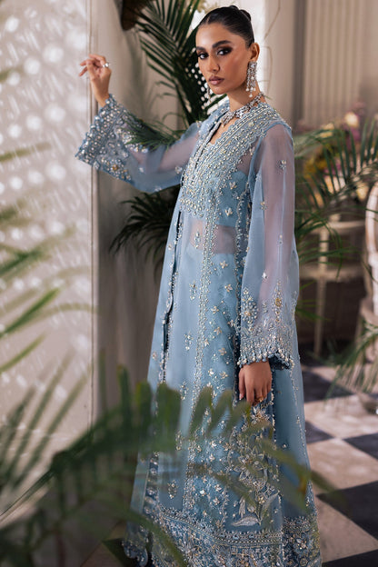 Zaha | Gossamer Formals 24 | AZURA (ZC24-07) - Pakistani Designer Dress - by Zaha | Type: Bridal - 100% Original at Saira Sultan