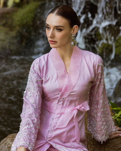 Ain | Cascade Party Wears | AN-101 L Lilac Korean Silk