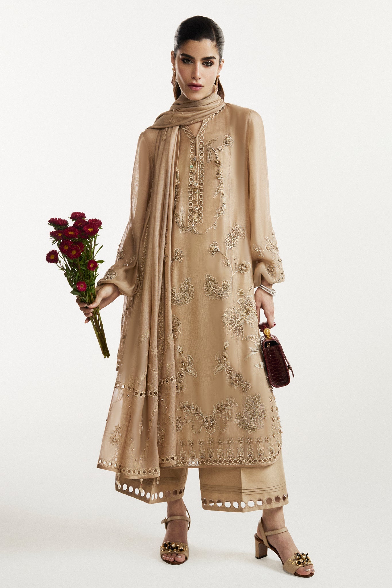 Elan I Vital Ornee I NUIT CELESTE (EV-21373) - Pakistani Designer Dress - by Elan - Type : Ladies Clothes - 100% Original at Saira Sultan