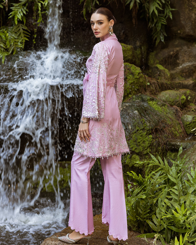 Ain | Cascade Party Wears | AN-101 S Lilac Korean Silk