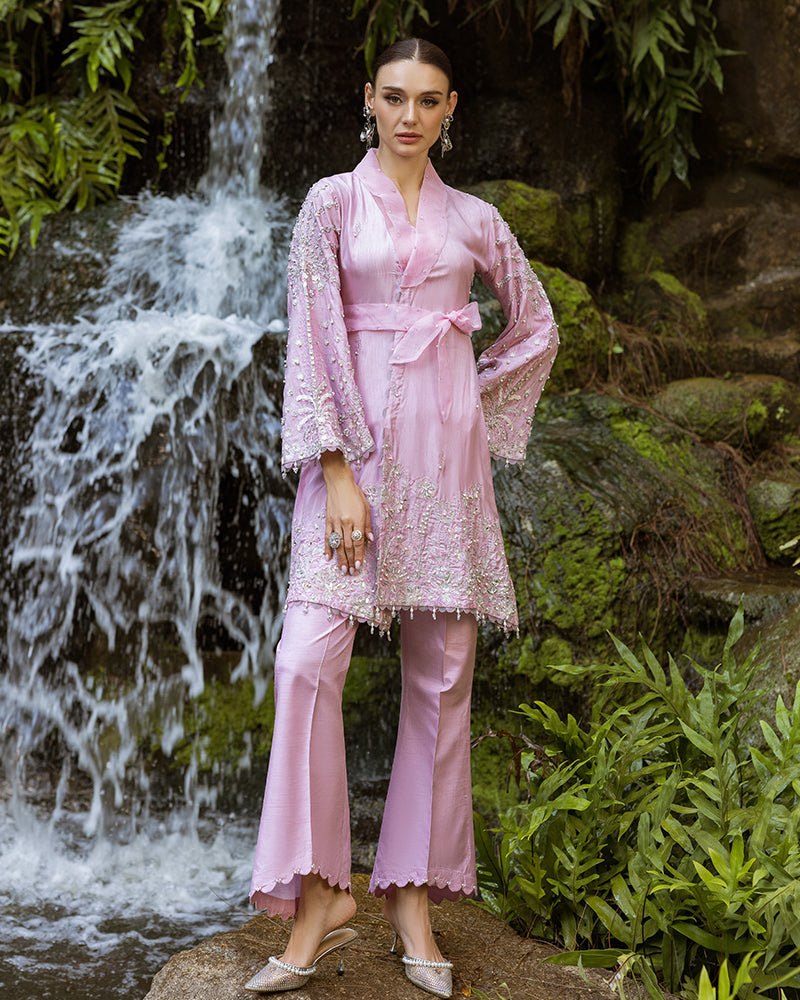 Ain | Cascade Party Wears | AN-101 XS Lilac Korean Silk