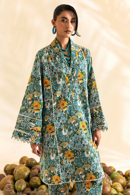 Zaha | Pop RTW | BRISA S Teal Green Lawn