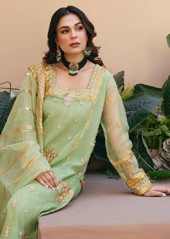 Daud Abbas | Formals Collection | Sunahri - Pakistani Designer Dress - by Daud Abbas | Type: Formal - 100% Original at Saira Sultan