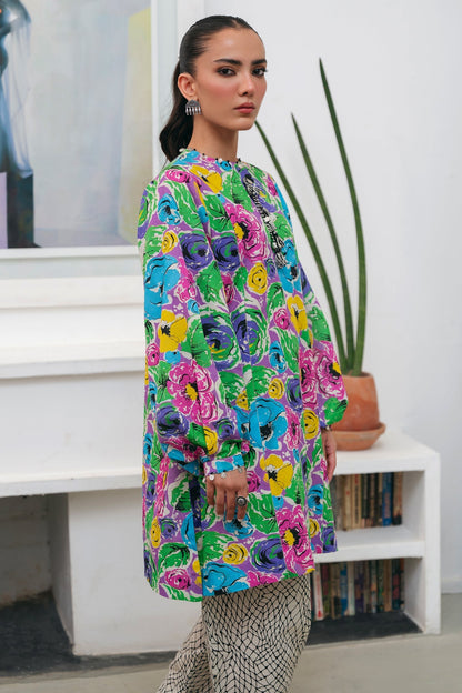 Zaha | Aangan Ready to Wear |FLORANA (ZRW-21330) S Multi Khaddar