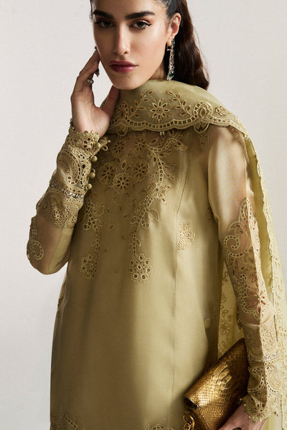 Elan I Vital Ornee I JARDIN SAUGE (EV-21352) - Pakistani Designer Dress - by Elan - Type : Ladies Clothes - 100% Original at Saira Sultan