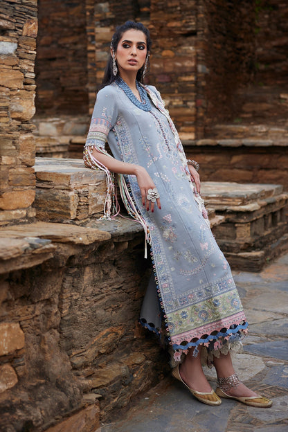 Elan | Winter Collection 24 | SERAPHINA (EW24-01) XL Sky Blue Khaddar
