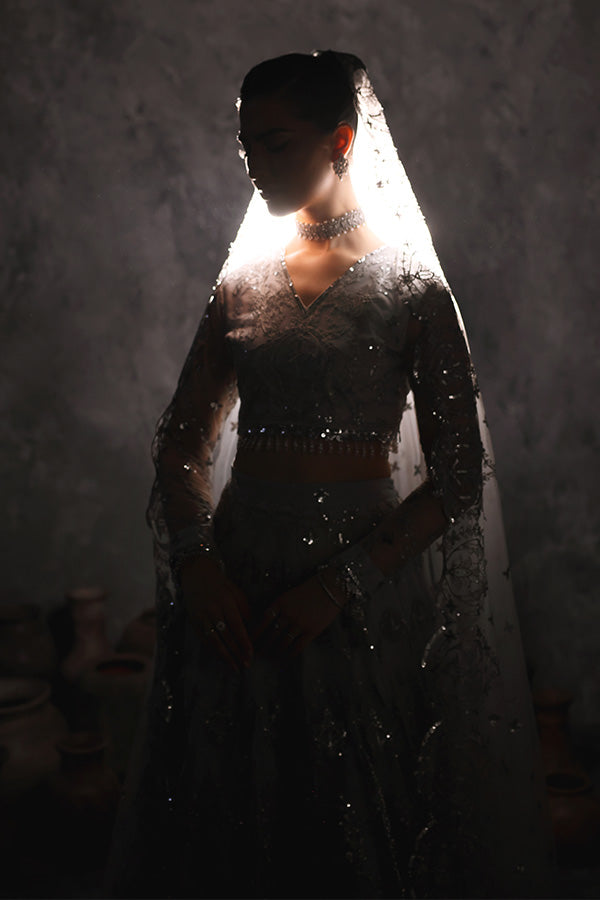 Saffron | Aatish Formals | Rang-e-Barq - Pakistani Designer Dress - by Saffron | Type: Formal - 100% Original at Saira Sultan