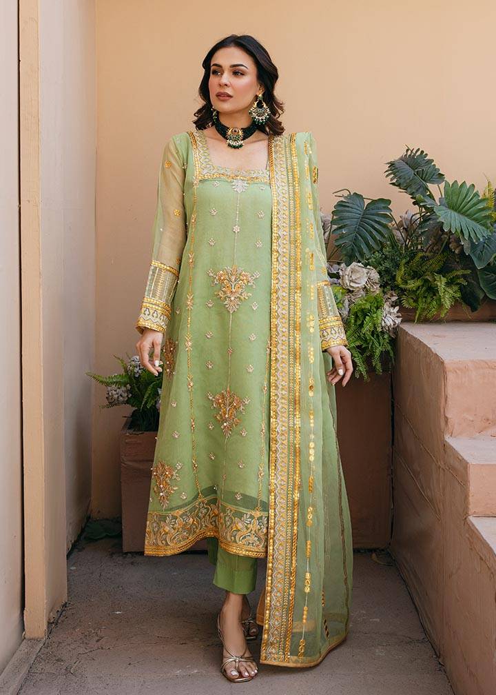 Daud Abbas | Formals Collection | Sunahri - Pakistani Designer Dress - by Daud Abbas | Type: Formal - 100% Original at Saira Sultan
