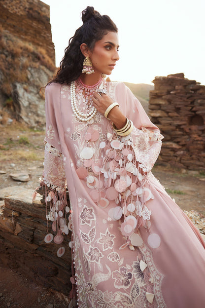 Elan | Winter Collection 24 | AURELIA (EW24-04) L Pastel Pink Karandi