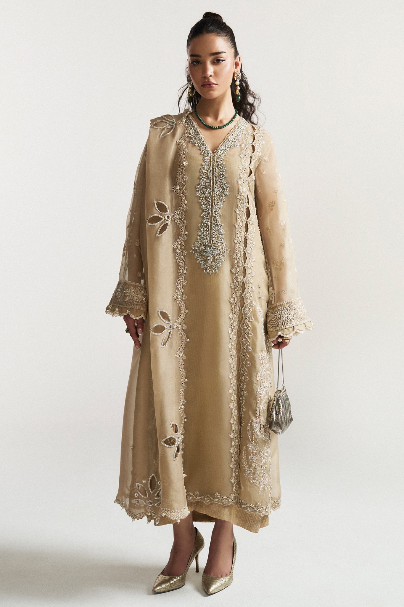 Elan I Vital Ornee I SOLEIL ELIXIR (EV-21372) - Pakistani Designer Dress - by Elan - Type : Ladies Clothes - 100% Original at Saira Sultan