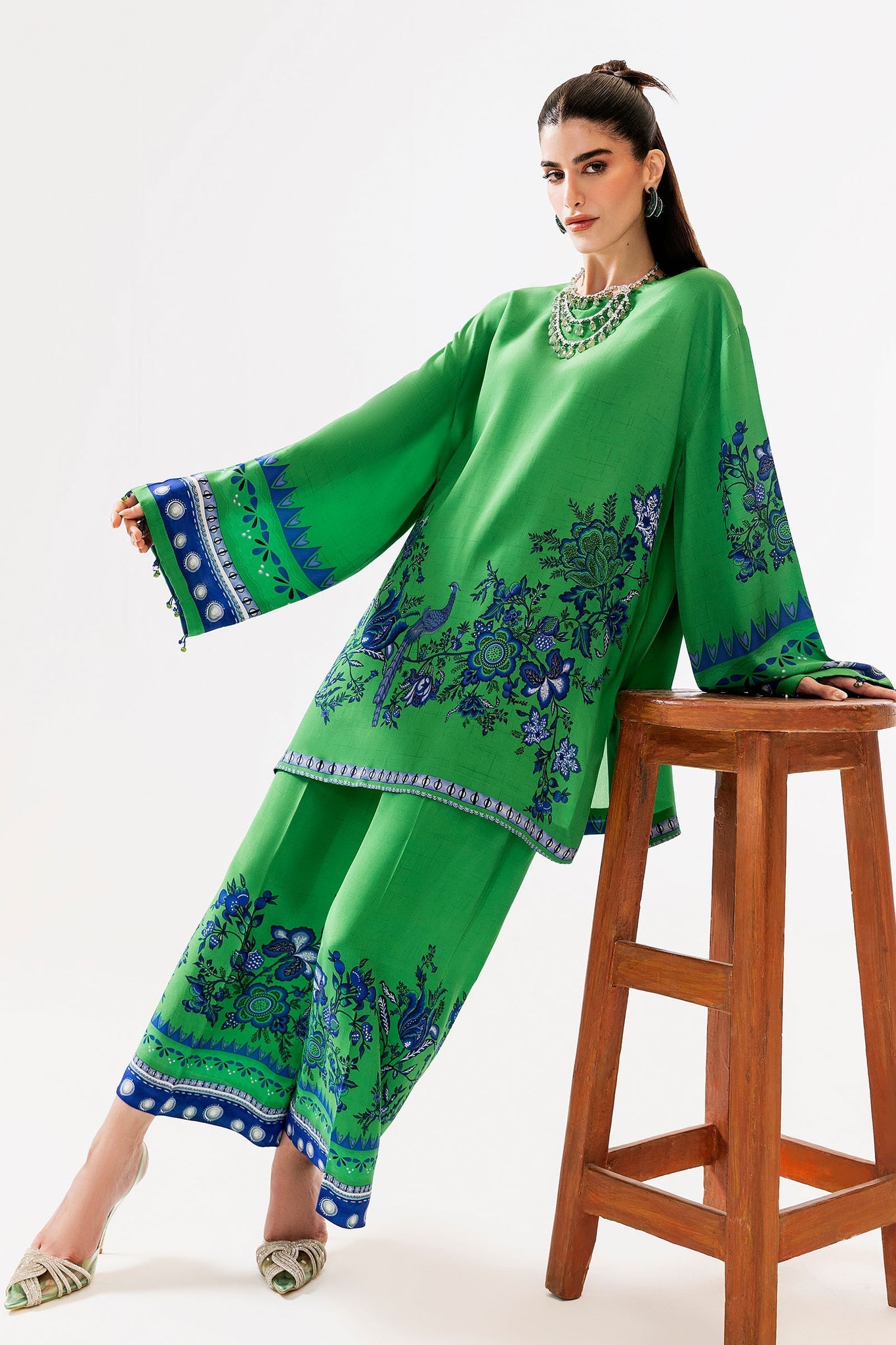 Elan I Elan Vital | NOEMIE (EV-21396) - Pakistani Designer Dress - by Elan - Type : Ladies Clothes - 100% Original at Saira Sultan
