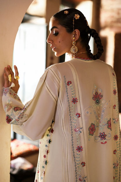 Zaha | Festive Lawn 25 | MEHERBANO (ZF-25-01) S Beige Lawn