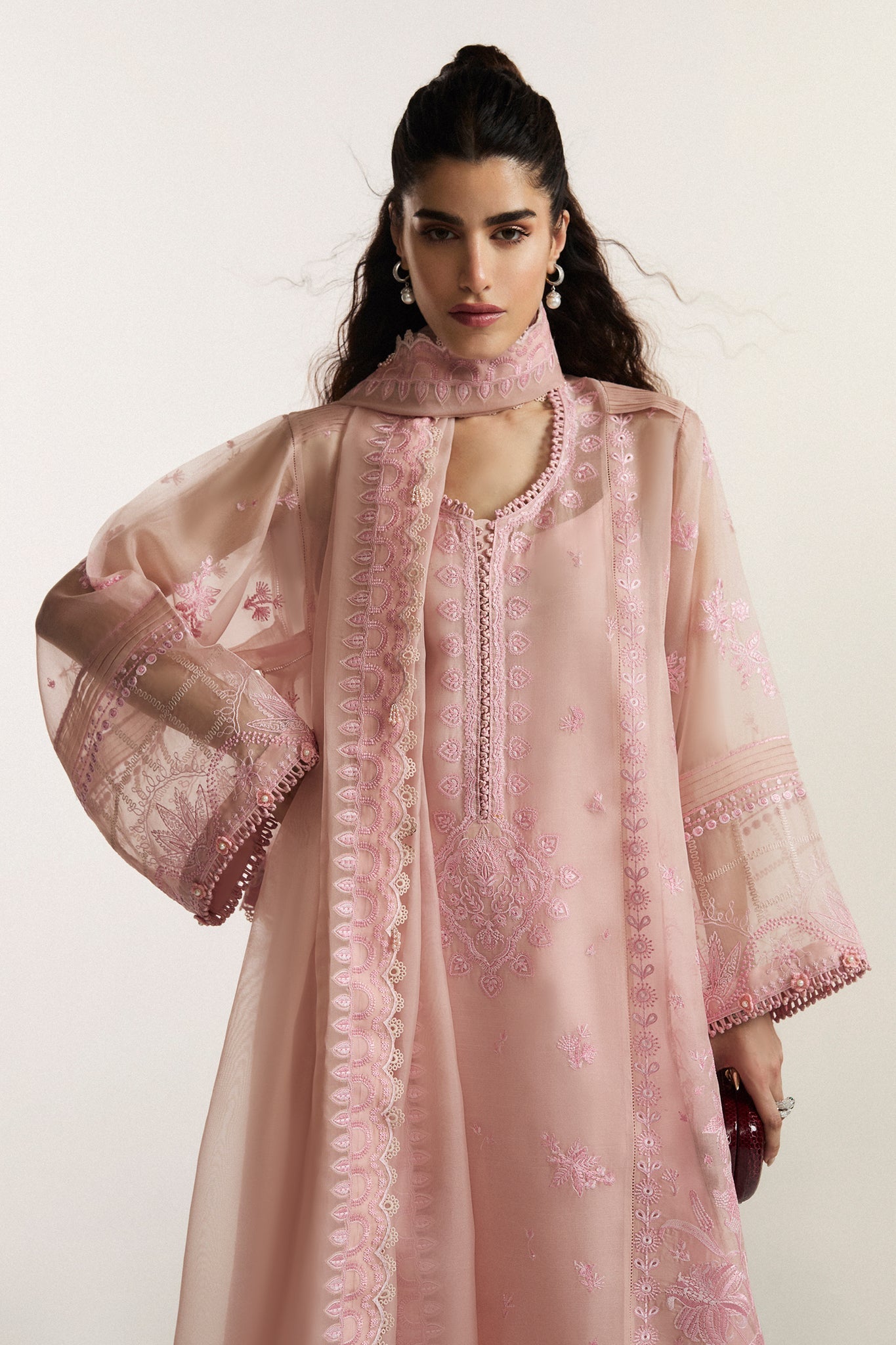 Elan I Vital Ornee I ROSEA (EV-21354) - Pakistani Designer Dress - by Elan - Type : Ladies Clothes - 100% Original at Saira Sultan