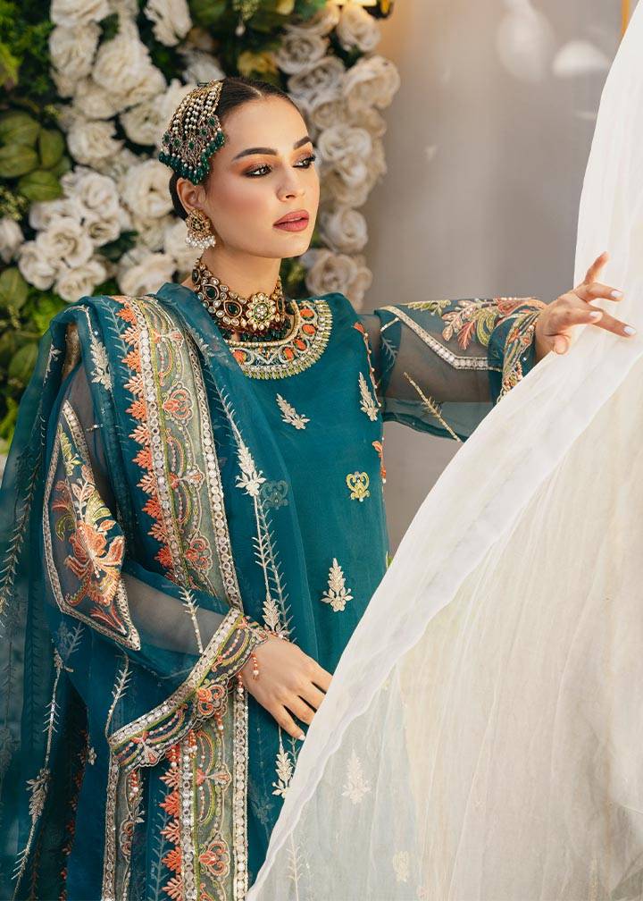 Daud Abbas | Formals Collection | Khushboo - Pakistani Designer Dress - by Daud Abbas | Type: Formal - 100% Original at Saira Sultan