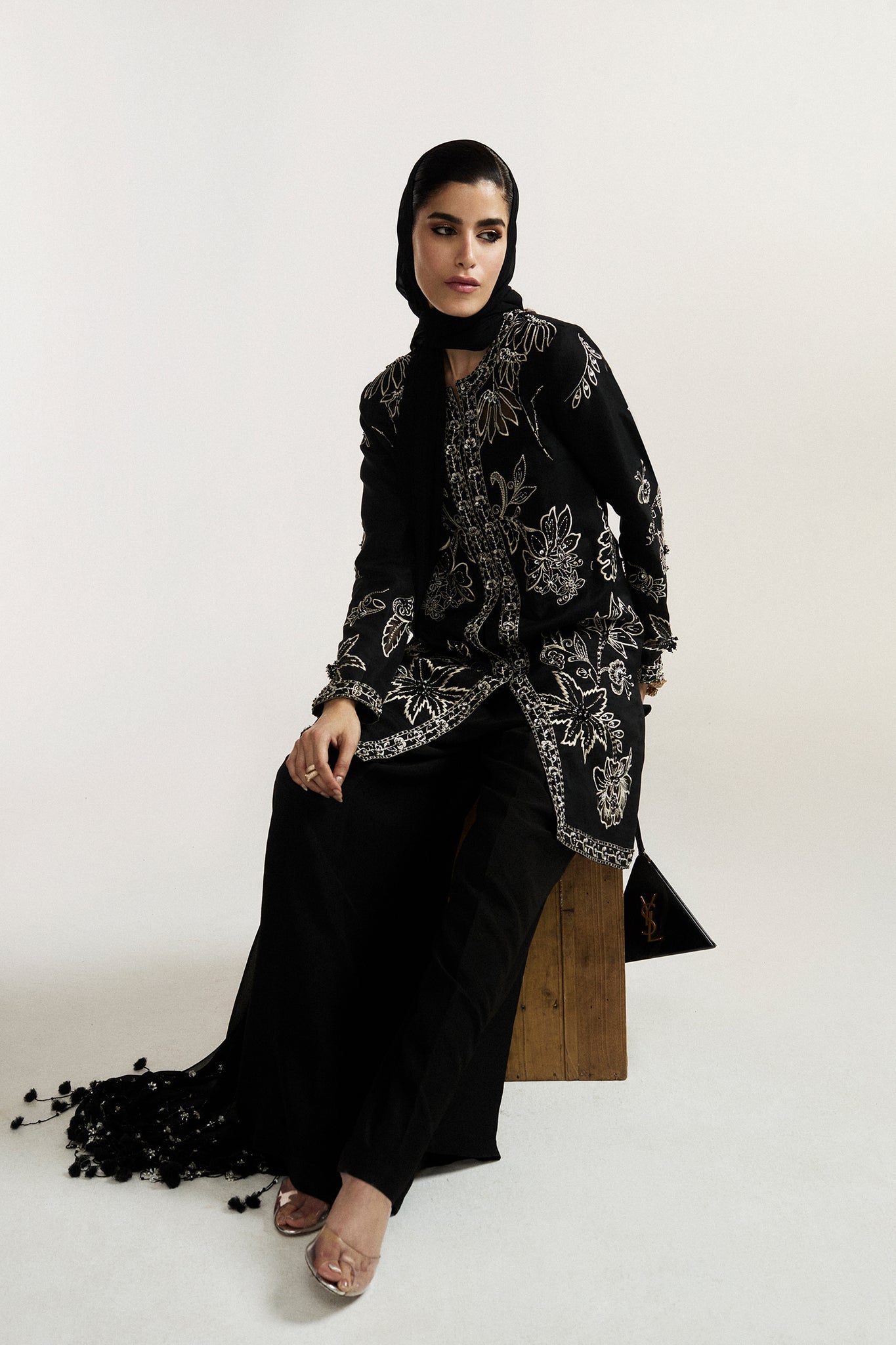 Elan I Vital Ornee I NOCTURNE ELITAIRE (EV-21360) - Pakistani Designer Dress - by Elan - Type : Ladies Clothes - 100% Original at Saira Sultan