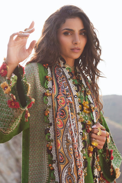 Elan | Winter Collection 24 | CORA (EW24-03) L Green Jacquard