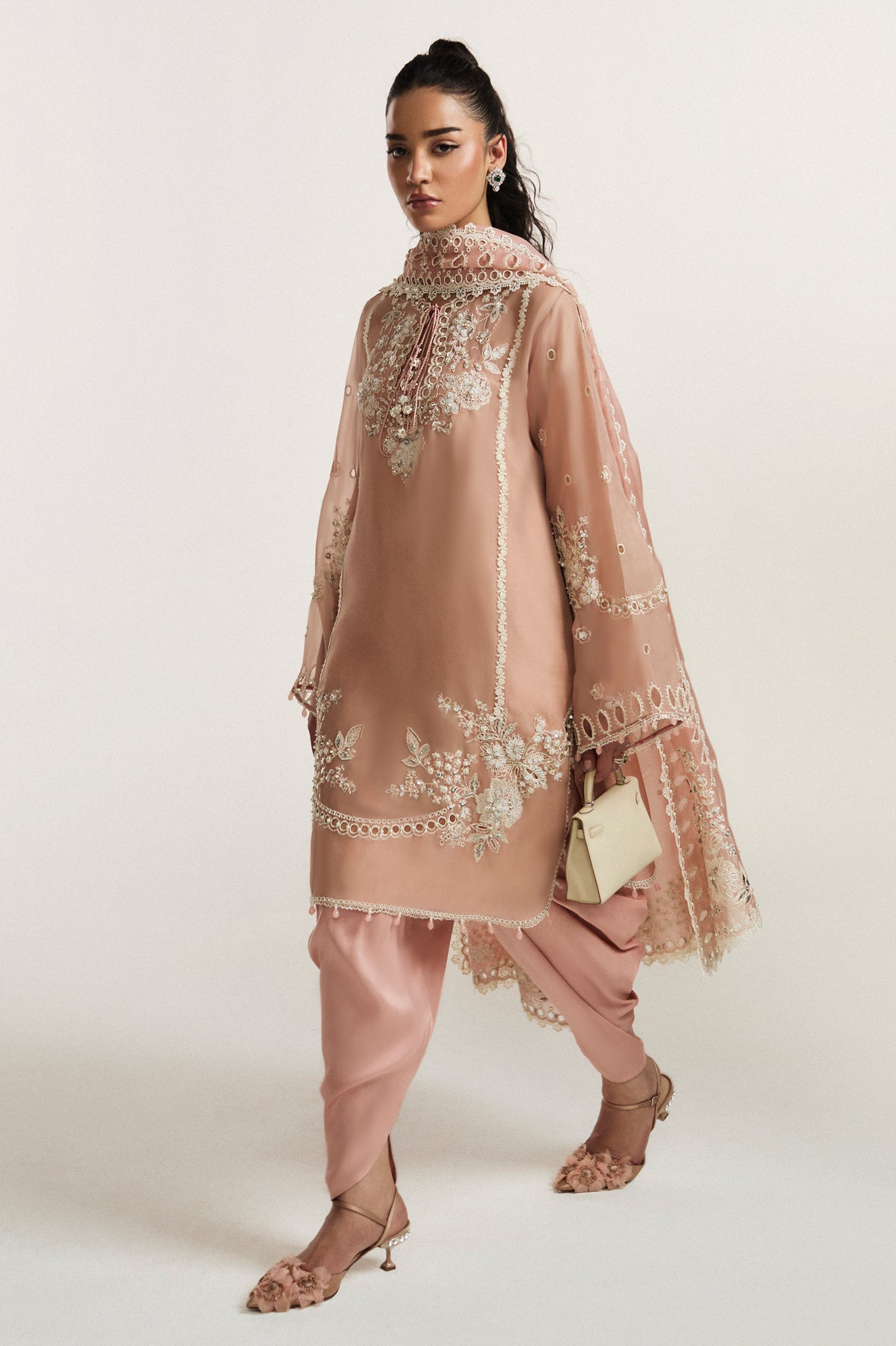 Elan I Vital Ornee I FLEUR DE ROSE (EV-21358) - Pakistani Designer Dress - by Elan - Type : Ladies Clothes - 100% Original at Saira Sultan