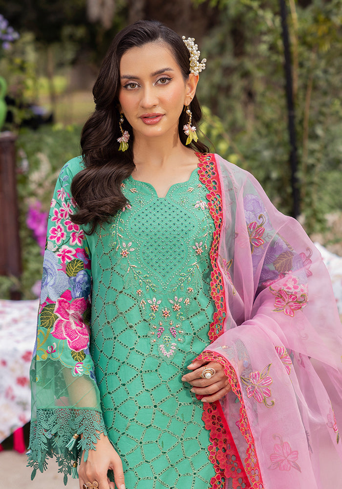 Altan | Garden of grace | ALT-02 Azure Petals XL Mint Green Lawn