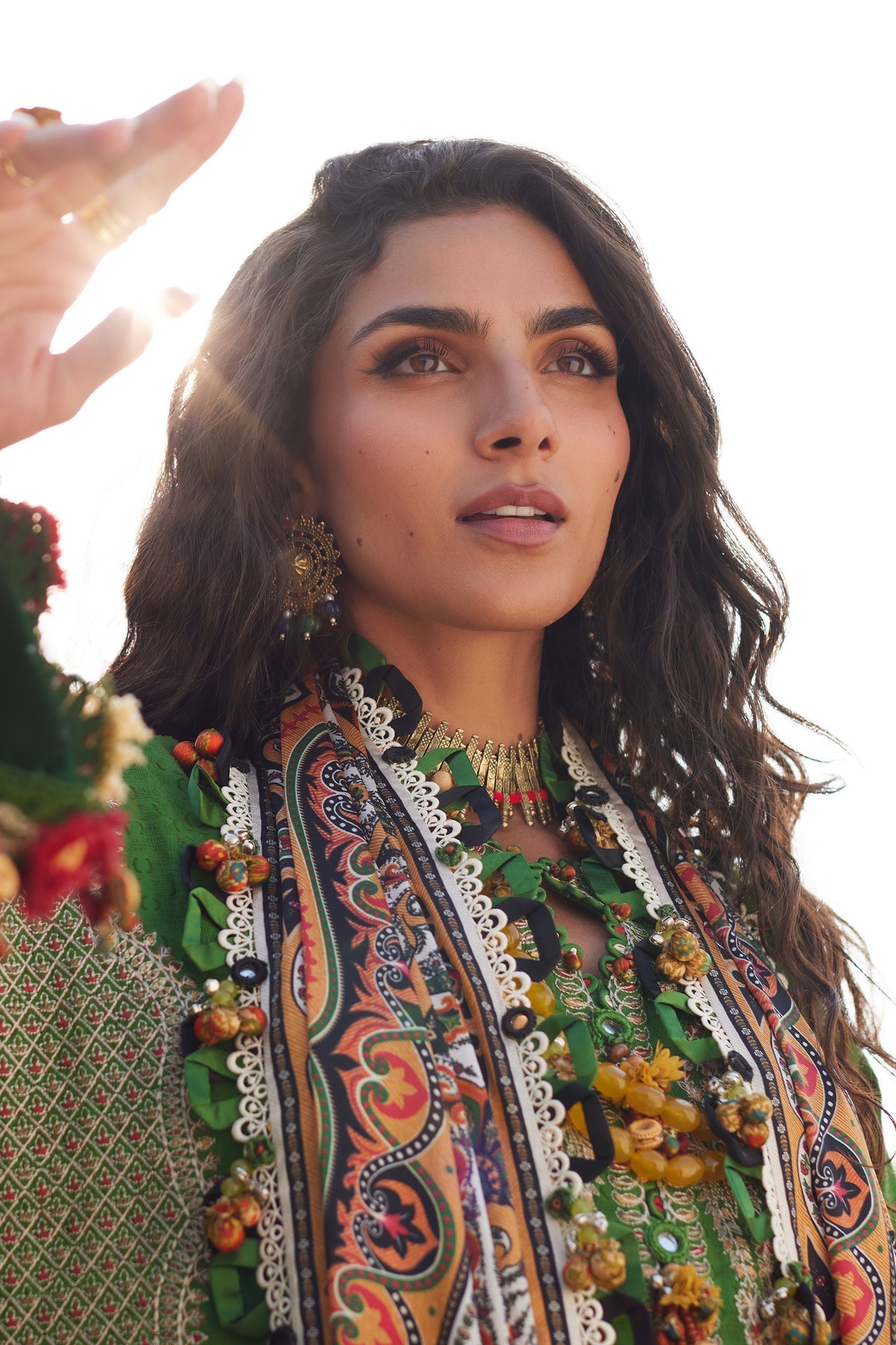 Elan | Winter Collection 24 | CORA (EW24-03) M Green Jacquard