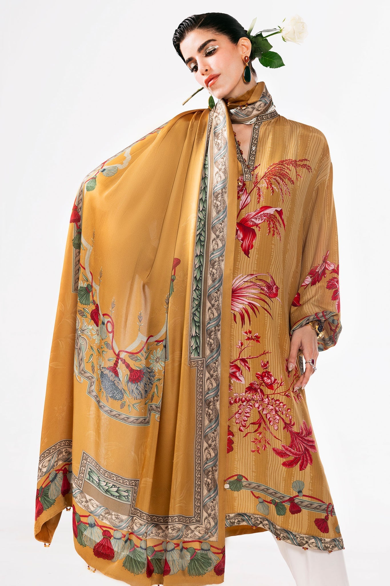 Elan I Elan Vital | ORIANE (EV-21398) - Pakistani Designer Dress - by Elan - Type : Ladies Clothes - 100% Original at Saira Sultan