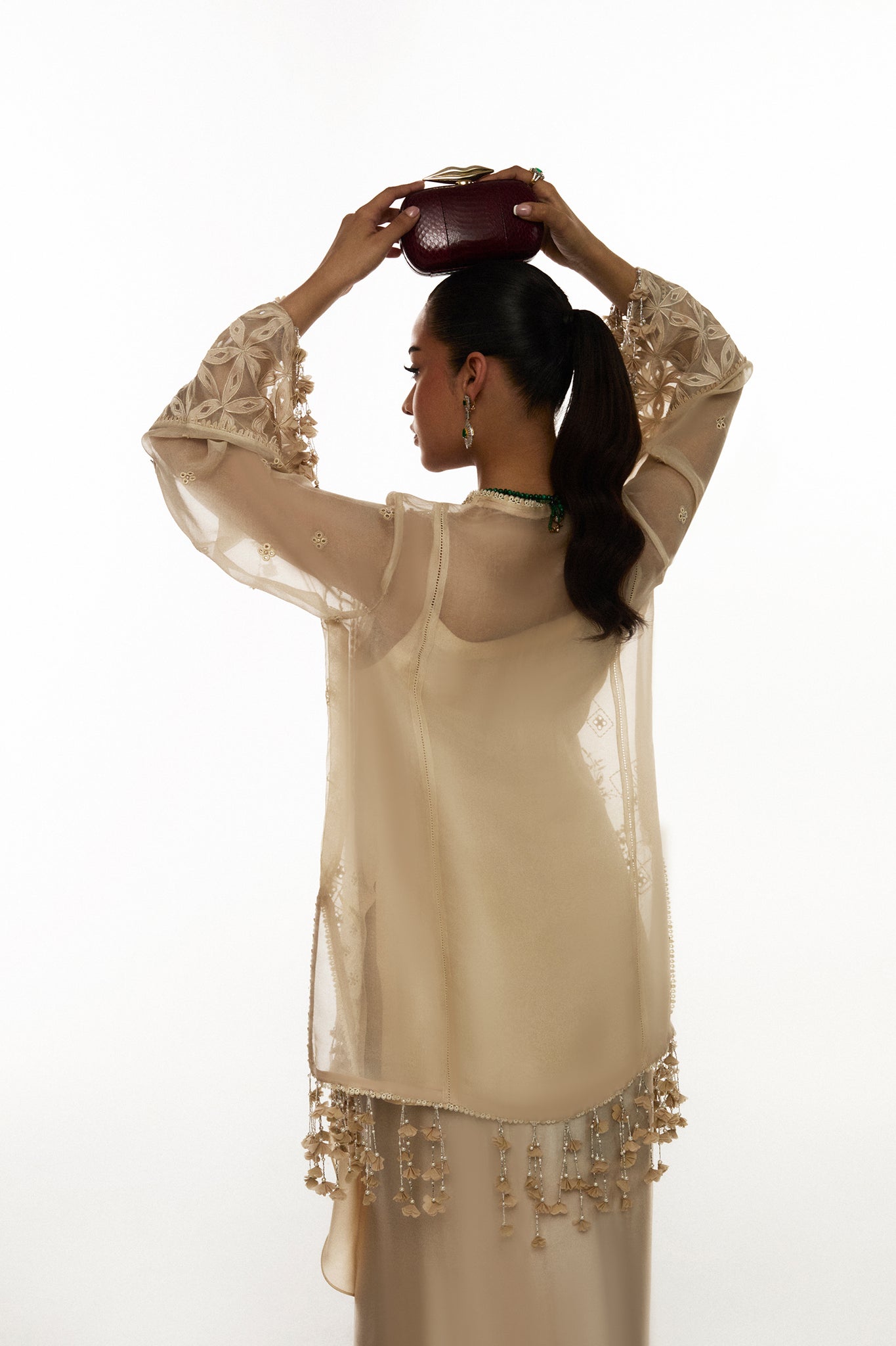 Elan I Vital Ornee I SOLENNE D'OR (EV-21356) - Pakistani Designer Dress - by Elan - Type : Ladies Clothes - 100% Original at Saira Sultan