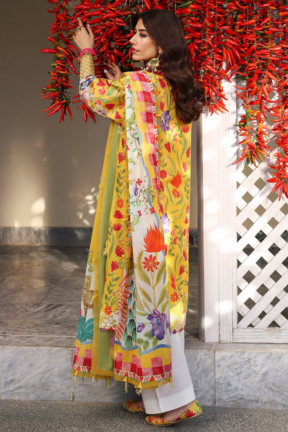 Zaha | Lawn 25 | ZARAAH (ZL25-08 A) S Yellow Lawn