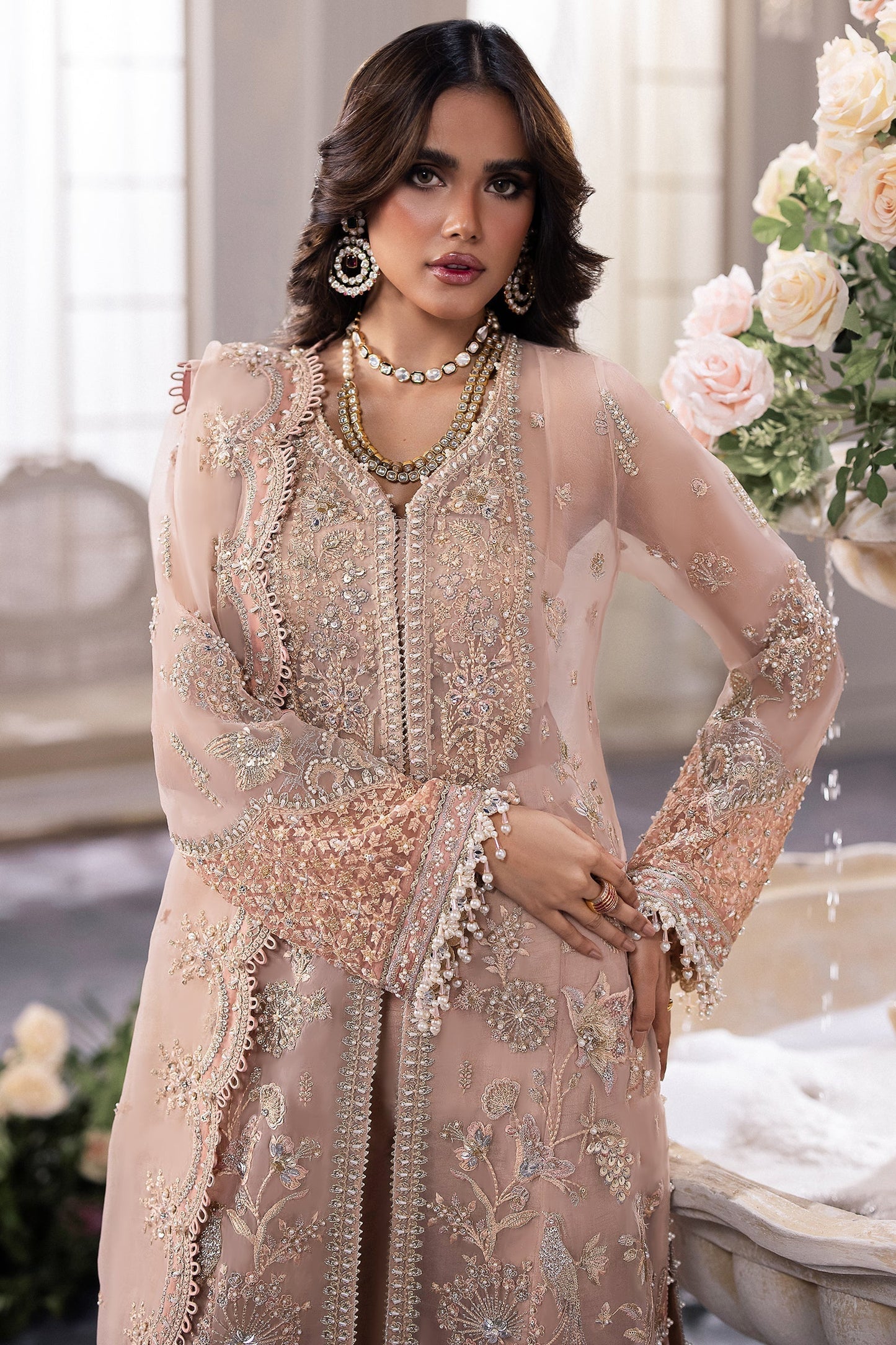 Zaha | Gossamer Formals 24 | ELYSIA (ZC24-05) - Pakistani Designer Dress - by Zaha | Type: Bridal - 100% Original at Saira Sultan