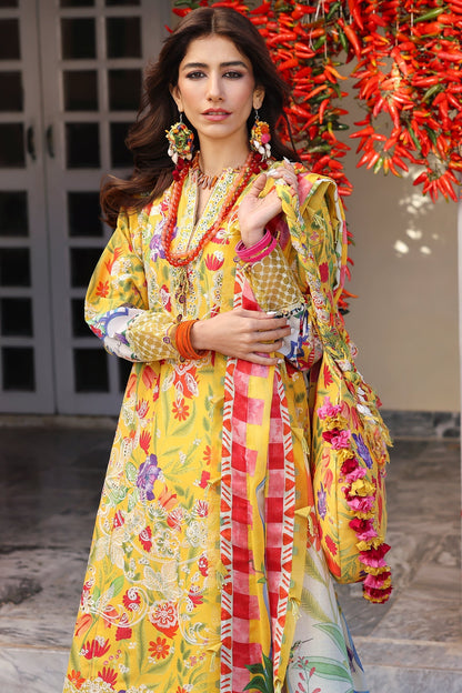 Zaha | Lawn 25 | ZARAAH (ZL25-08 A) L Yellow Lawn