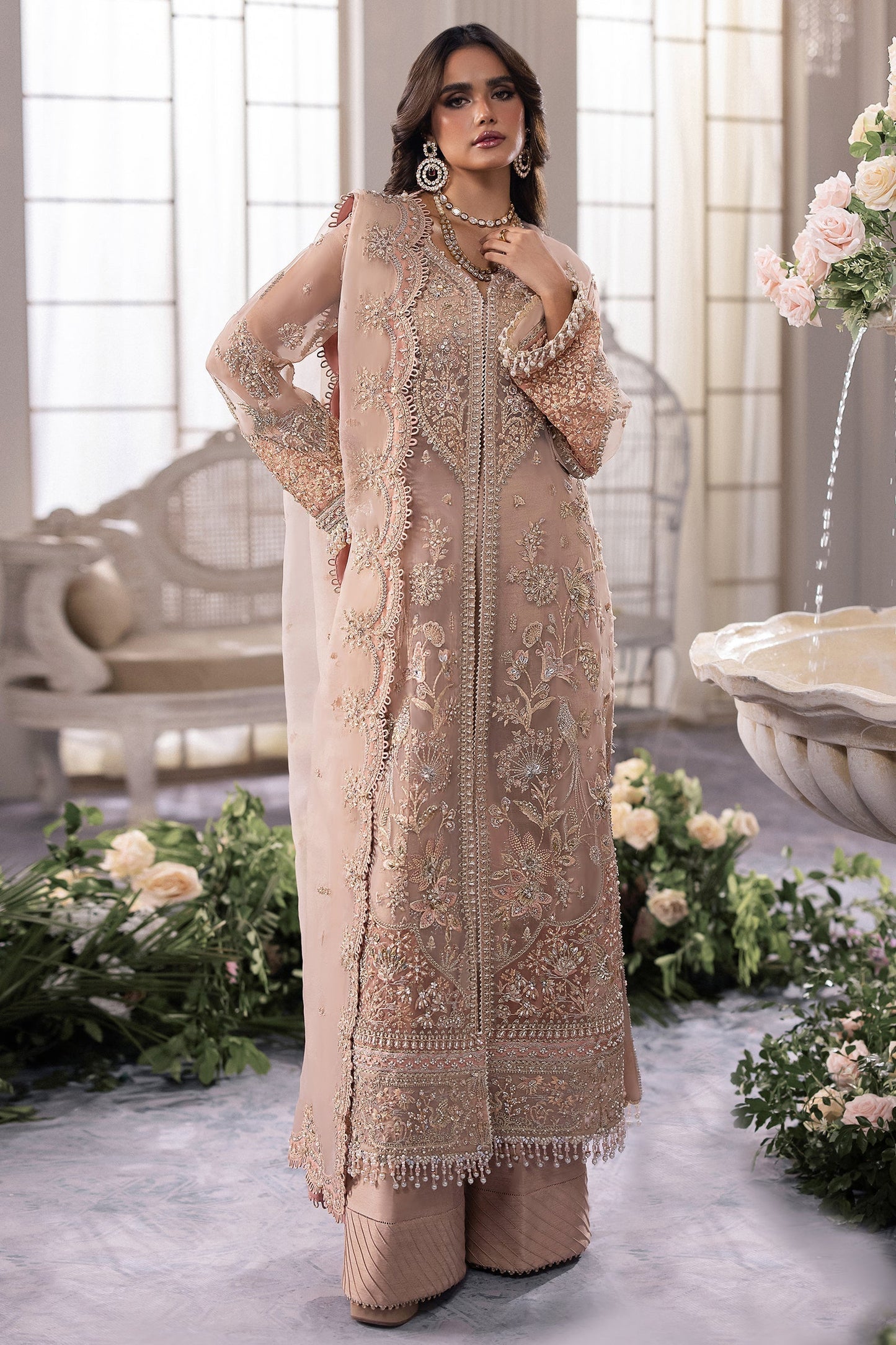 Zaha | Gossamer Formals 24 | ELYSIA (ZC24-05) - Pakistani Designer Dress - by Zaha | Type: Bridal - 100% Original at Saira Sultan