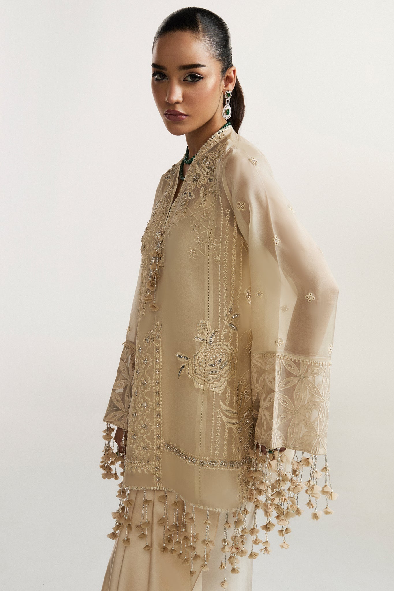 Elan I Vital Ornee I SOLENNE D'OR (EV-21356) - Pakistani Designer Dress - by Elan - Type : Ladies Clothes - 100% Original at Saira Sultan