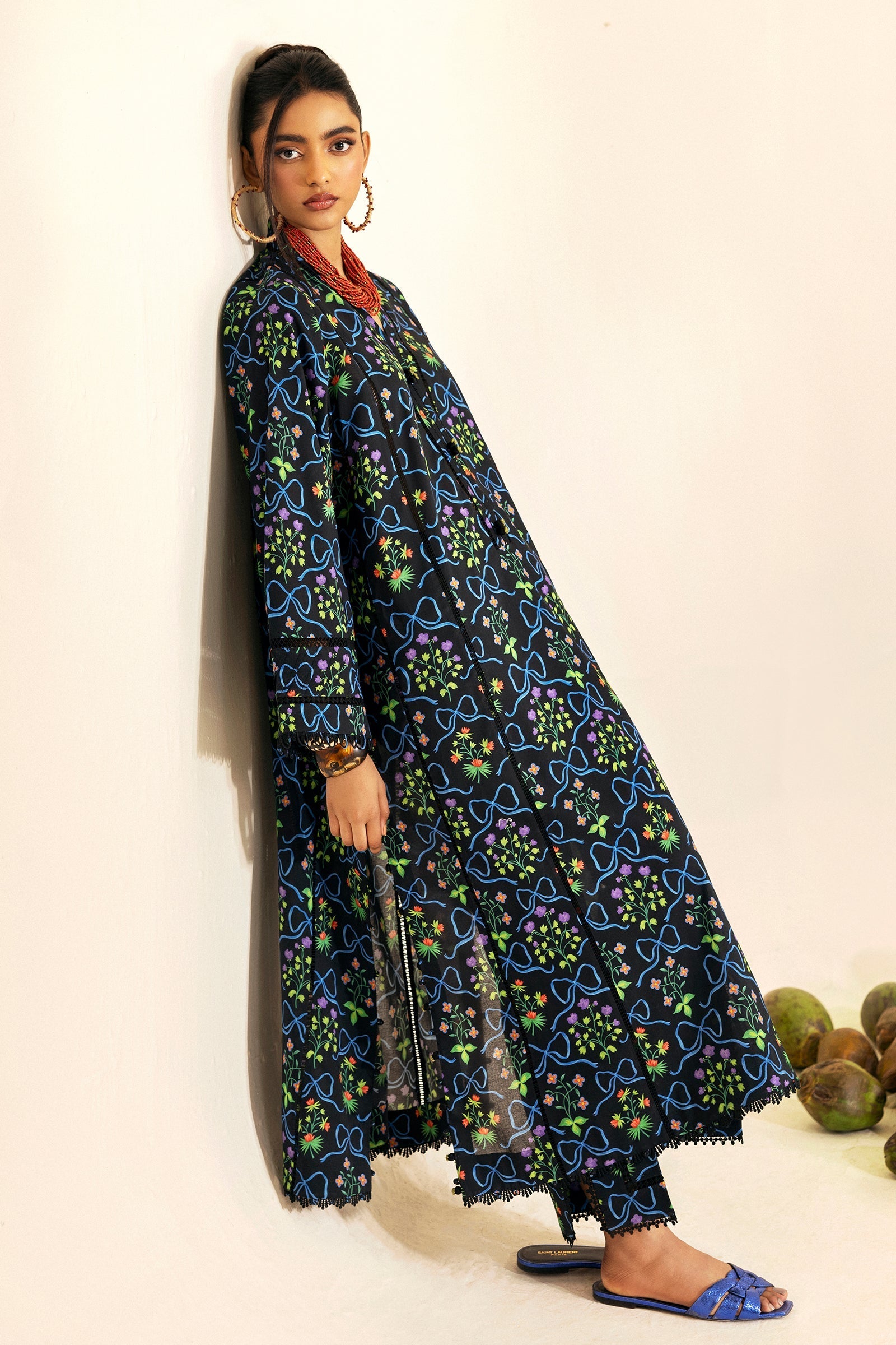 Zaha | Pop RTW | CAYANA M Black Lawn