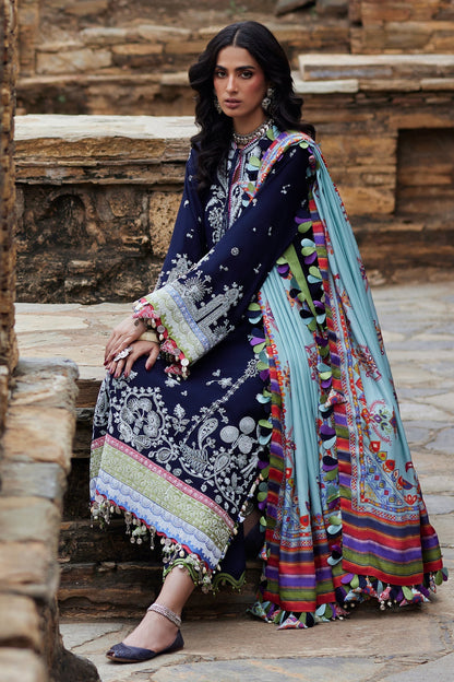 Elan | Winter Collection 24 | MAHROSH (EW24-06) XL Midnight Blue Karandi