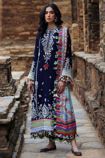 Elan | Winter Collection 24 | MAHROSH (EW24-06) XS Midnight Blue Karandi