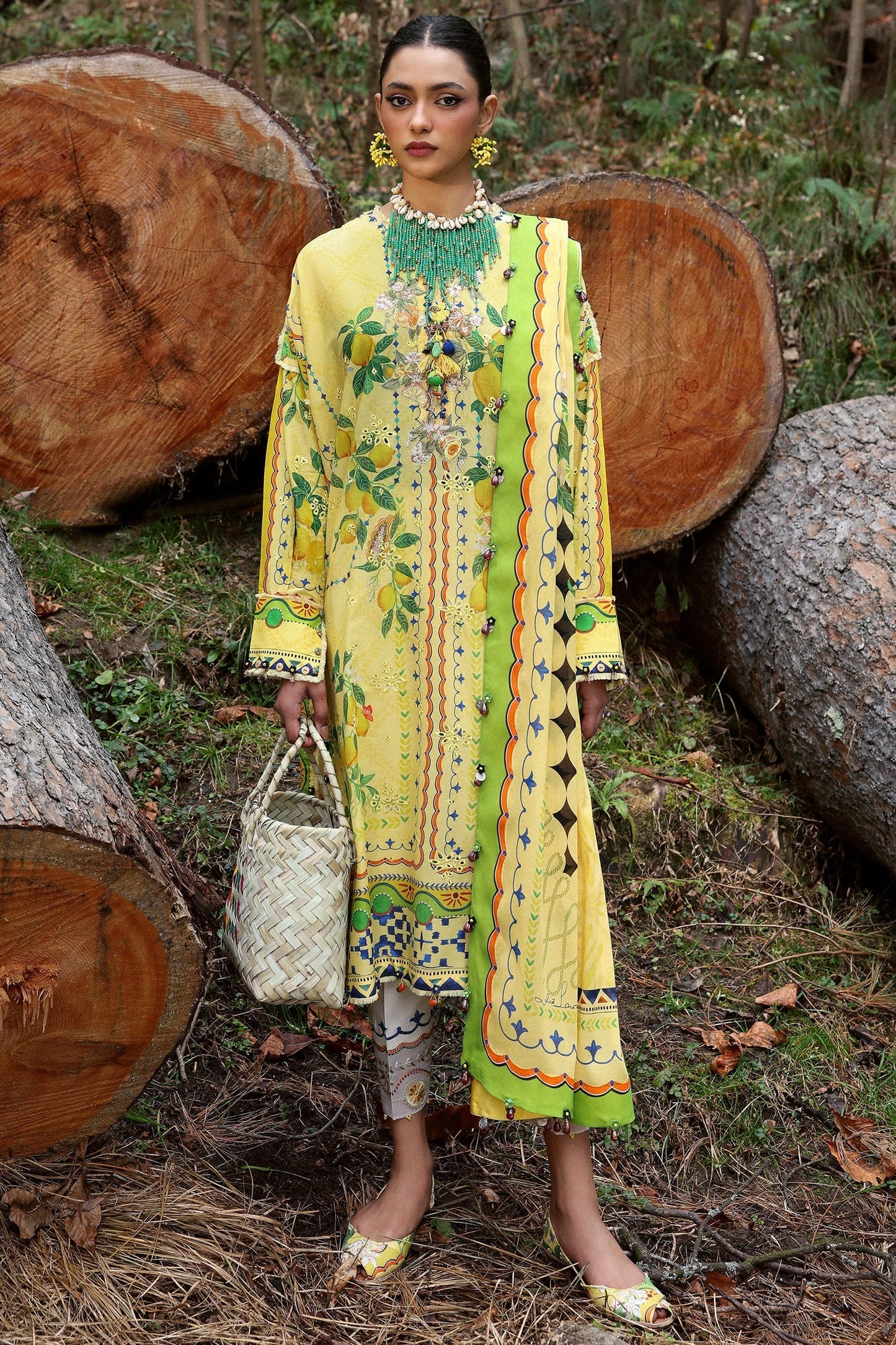 Zaha | Lawn 25 | DAHLIA (ZL25-04 A) XS Yellow Lawn