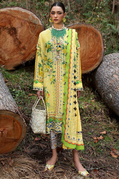 Zaha | Lawn 25 | DAHLIA (ZL25-04 A) XS Yellow Lawn