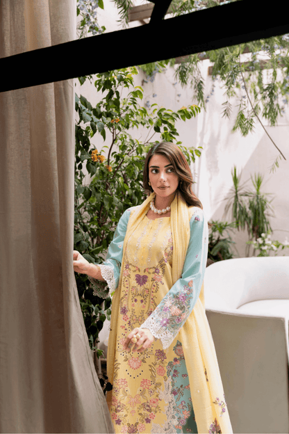 Manara | Mgrolia Garden 25 | MACARON - Pakistani Designer Dress - by Manara | Type: Ladies Clothes - 100% Original at Saira Sultan