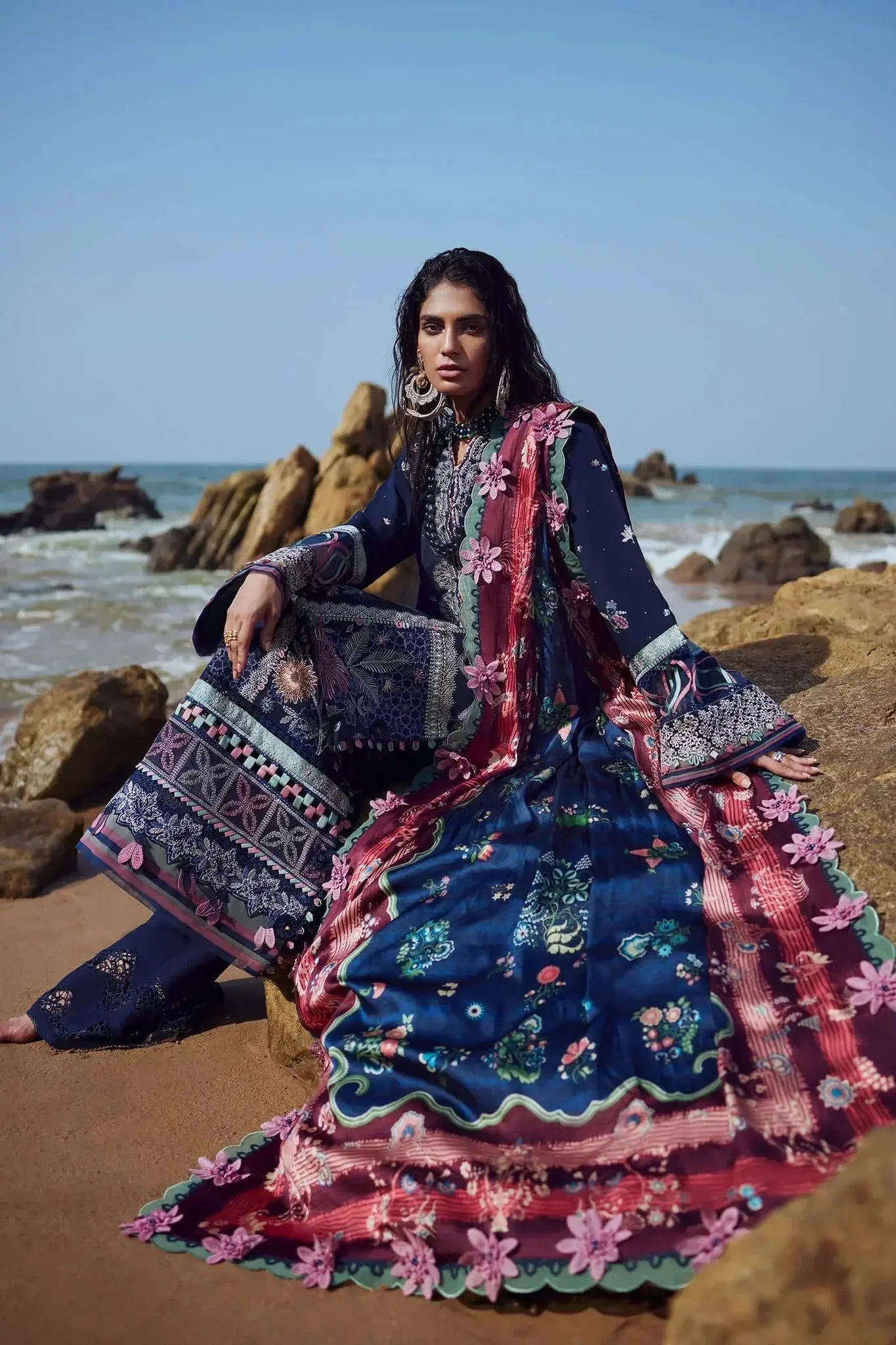 Elan | Winter 23 | DARIEN (EW23-06) - Pakistani Designer Dress - by Elan | Type: Luxury - 100% Original at Saira Sultan