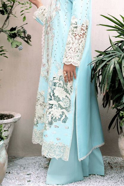 Manara | Mgrolia Garden 25 | AZURE - Pakistani Designer Dress - by Manara | Type: Ladies Clothes - 100% Original at Saira Sultan