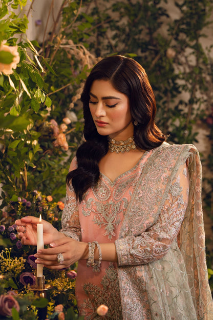 Hemstitch | Festive Edition 24 | Raya XL Baby Pink Net