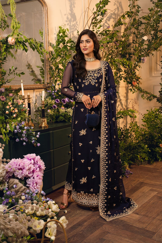 Hemstitch | Festive Edition 24 | Elle XS Dark Blue Velvet