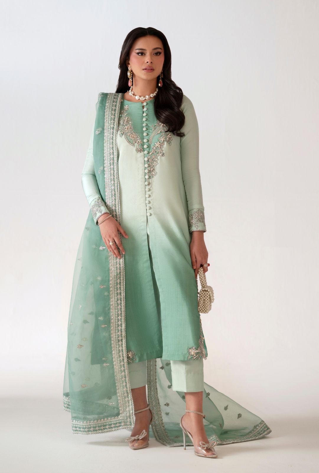 AJR Couture | Luxe Pret 25 | Harmony - Pakistani Designer Dress - by AJR Couture - Type : Ladies Clothes - 100% Original at Saira Sultan