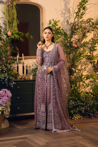 Hemstitch | Festive Edition 24 | Moonlight XL Plum Net