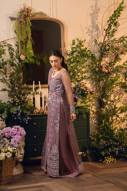 Hemstitch | Festive Edition 24 | Moonlight L Plum Net